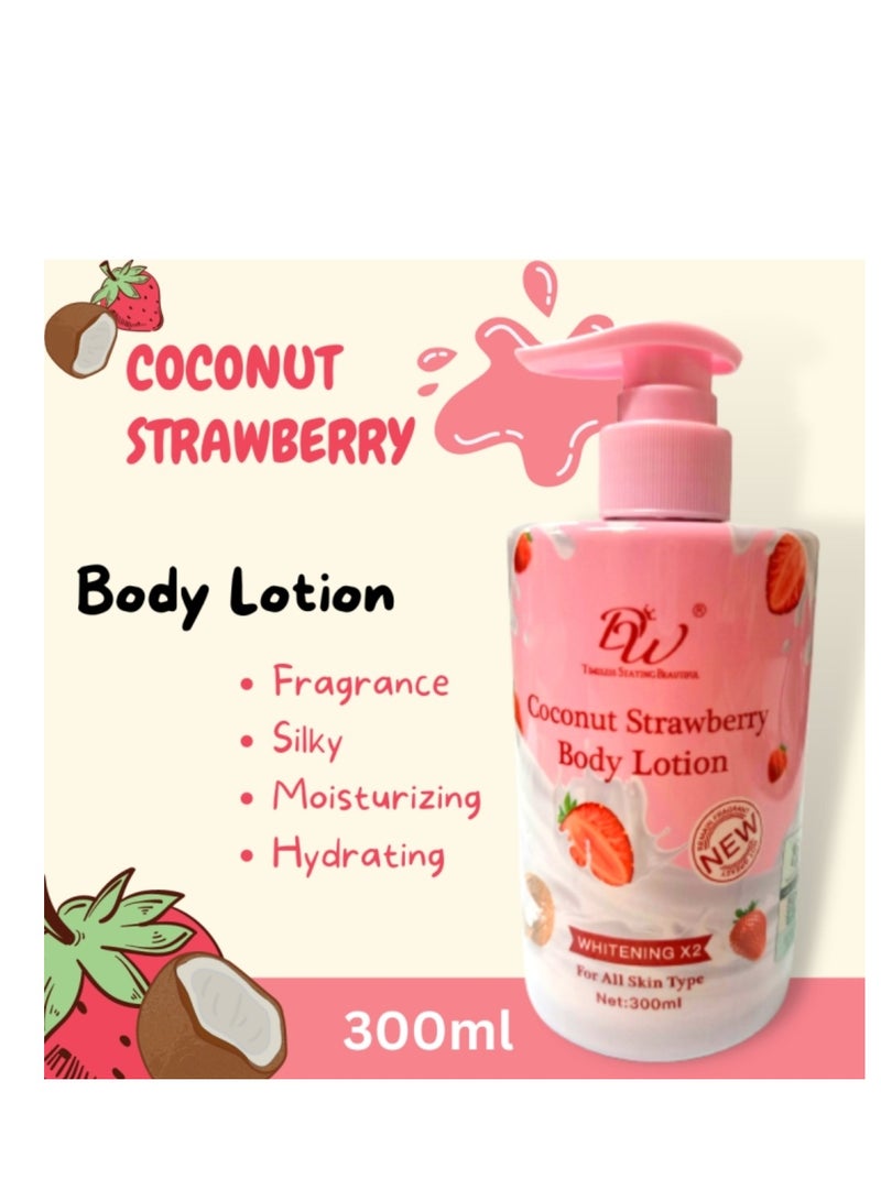 BW DW Papaya Lotion with Gluta Acid and Papaya Extract Moisturizing and Whitening Skin 300ml - Image 2