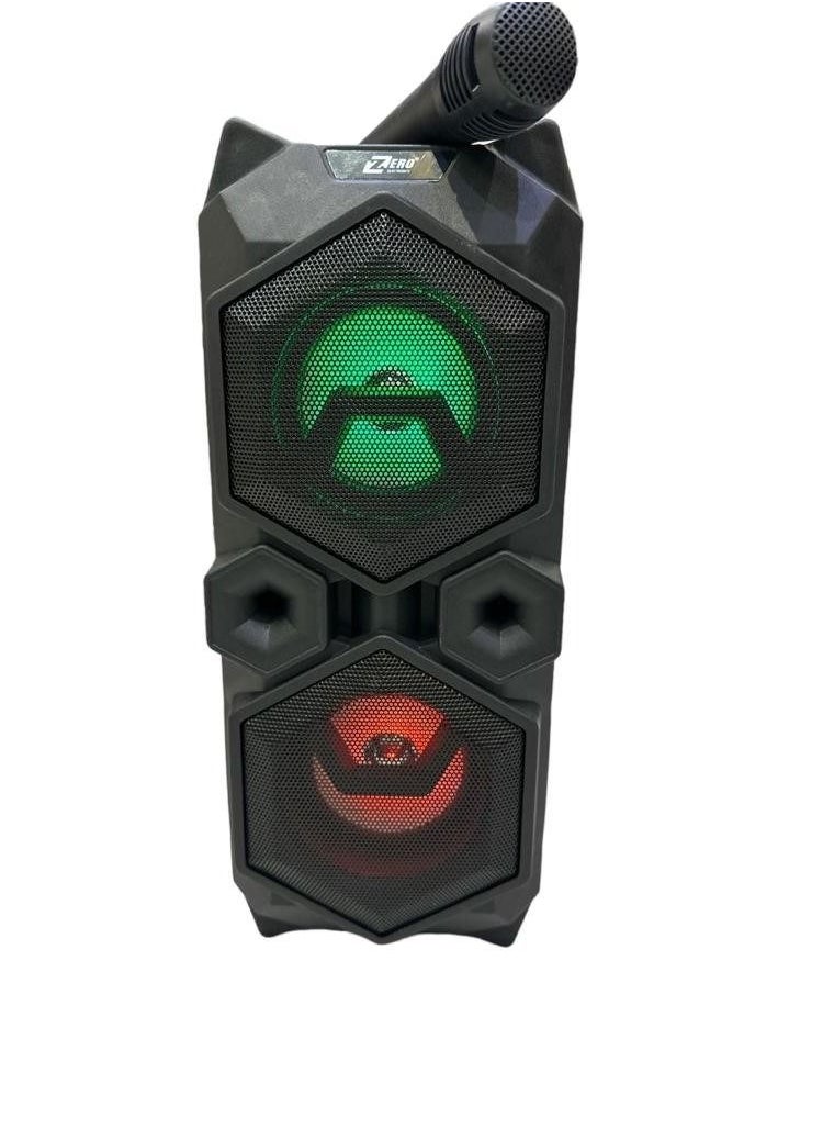 Speaker Zero ZR-580S1.0 With Mic and Battery Black