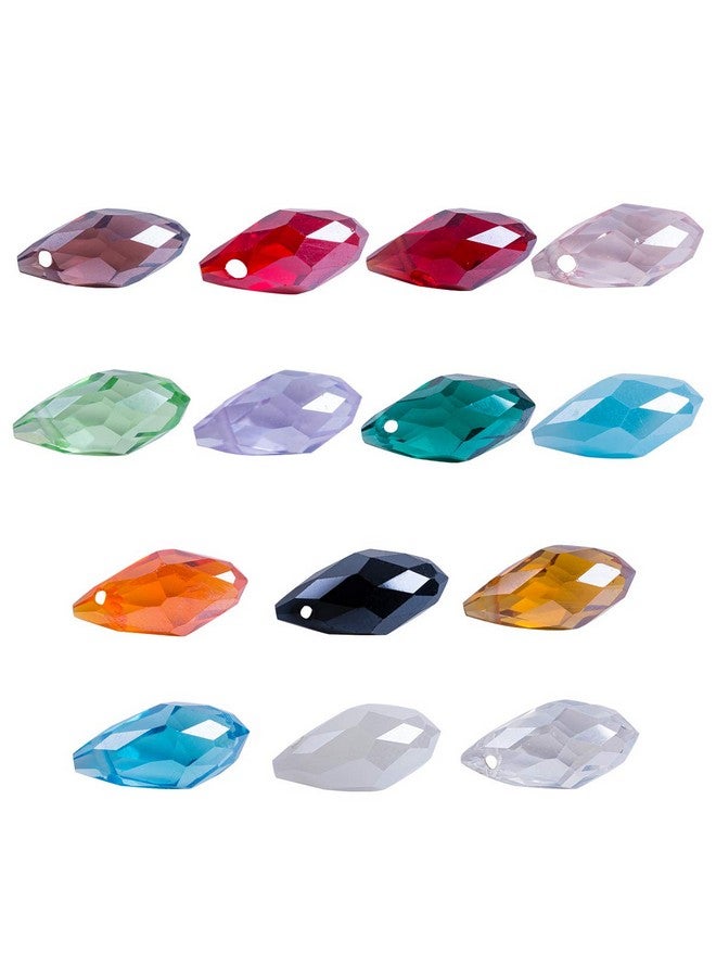 LONGWIN Pcs Teardrop Crystal Beads - Longwin 6X12Mm Faceted Briolette Glass Beads Jewelry Making Supplie For Diy Beading Projects, Bracelets, Necklaces, Earrings & Other Jewelries - Image 1