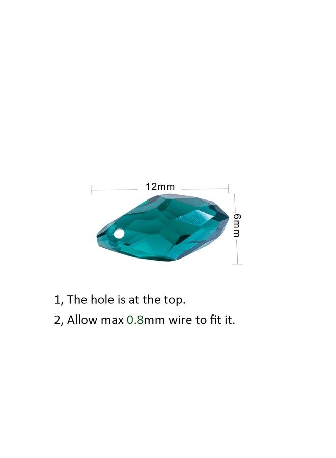 LONGWIN Pcs Teardrop Crystal Beads - Longwin 6X12Mm Faceted Briolette Glass Beads Jewelry Making Supplie For Diy Beading Projects, Bracelets, Necklaces, Earrings & Other Jewelries - Image 3