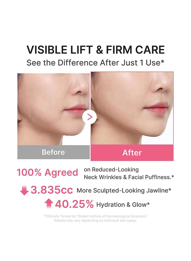 Medicube PDRN Collagen Gua Sha Neck Wrinkle Cream - Firming, Contour Care Built-In Gua Sha Massager with Volufiline 5% - For the Look of Fine Lines, Jawline, Neck, Décolleté, Korean Skincare, 3.17 oz - Image 4
