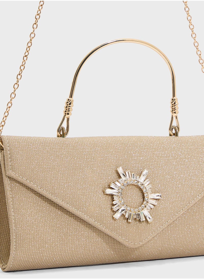 Ella Limited Edition Ladies Sparkly Clutch Bag  - Image 4