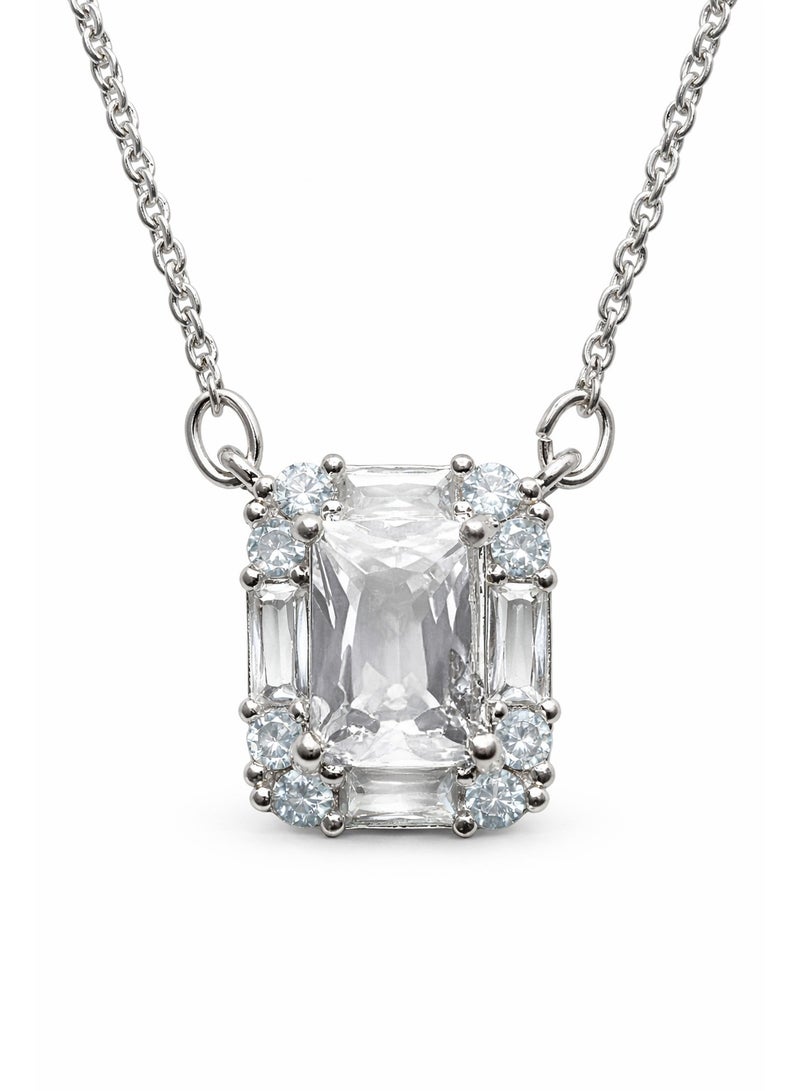 LMA A delicate chain necklace adorned with a unique cubic zircon stone, perfect for women and girls - Image 1