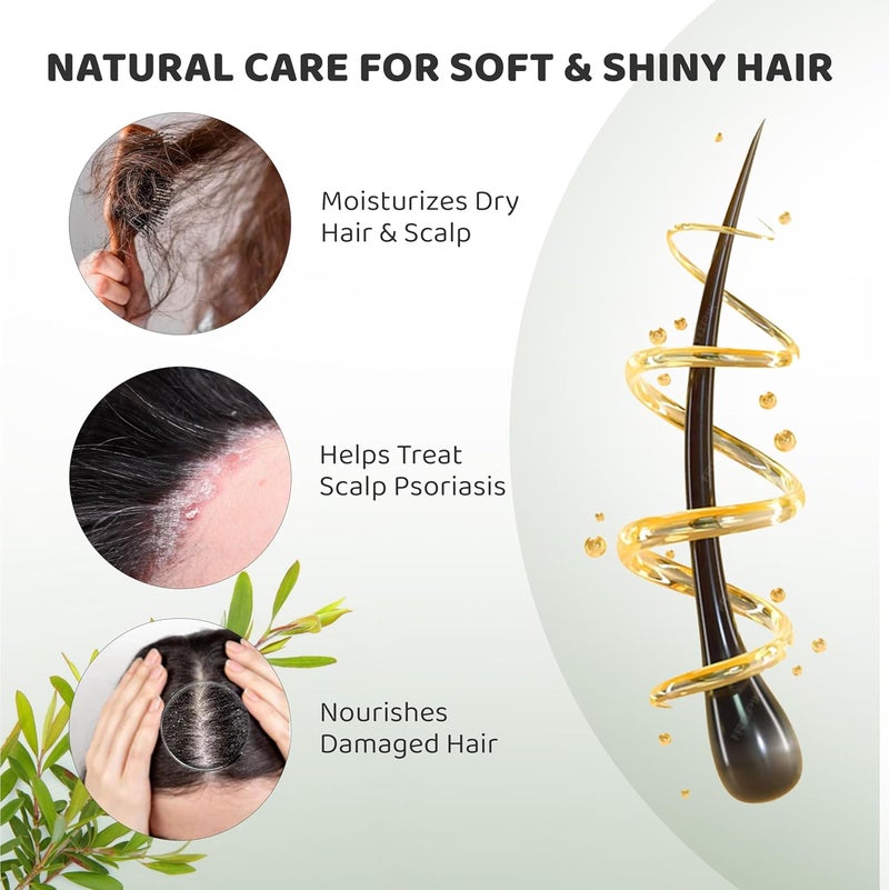 Rey Naturals Rey Naturals 100 Pure Tea Tree Essential Oil For Hair  Scalp Skin  Face Care  Tea Tree Oil For Dandruff Acne Aromatherapy  Stress  Suitable For All Skin  Hair Types  15ml - Image 2