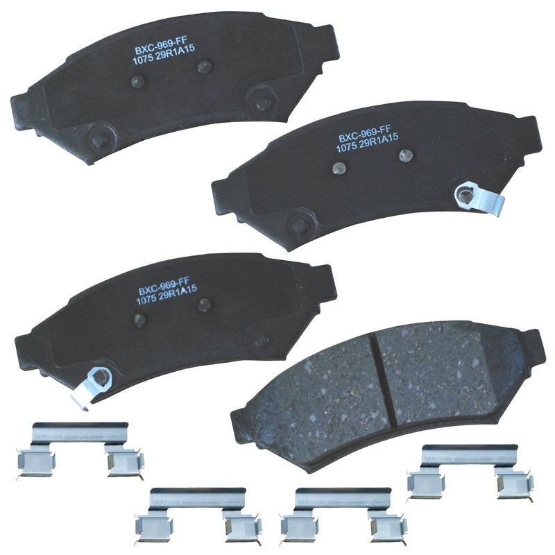 Bendix Premium SBC1075 Ceramic Front Brake Pads for Select Models Buick Allure, LaCrosse, Terraza, Chevrolet Uplander, Mobility Ventures MV-1, Pontiac Grand Prix, Montana, Saturn Relay, VPG MV-1 - Image 2