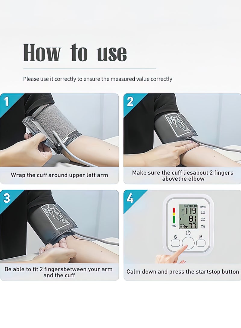 جولدفش جهاز قياس ضغط الدم الصوتي بشاشة ديجيتال LCD - Image 3