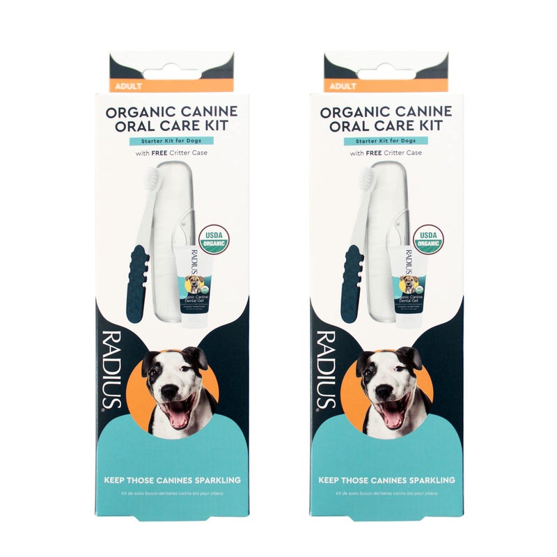 RADIUS USDA Organic Dental Solutions Adult Kit 2 Units, Includes 1 Dog Toothbrush & 1 0.8oz Toothpaste, Firm Bristle & Non Toxic Toothpaste for Dogs, Designed to Clean Teeth, Xylitol Free - Image 3