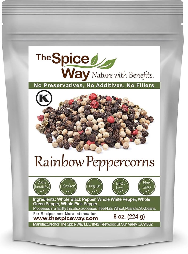 The Spice Way Rainbow Peppercorn Blend - 8 oz - Image 1