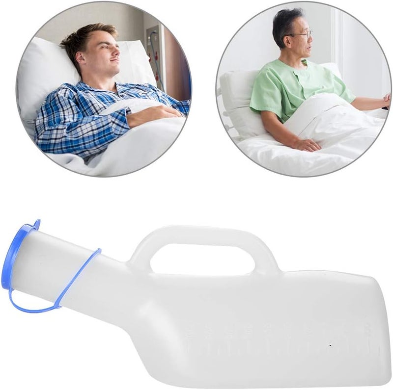 klarako Urinals for Men 1000ml Portable Outdoor Urine Bottle with Lid Kids Adults Mobile Toilet Urine Collector for Urine Collection and Travel Pee Bottle - Image 3