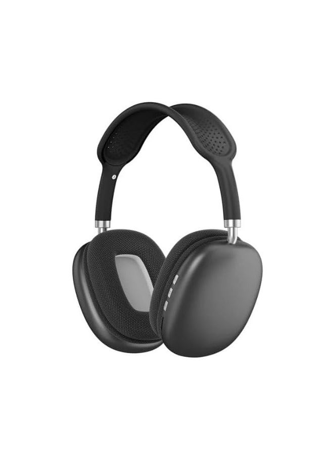 LIMITLESS - P9 Wireless Bluetooth Headphones Physical Noise Reduction Headphones Stereo Sound for Phone PC Gaming Headset (BLACK) - Image 1