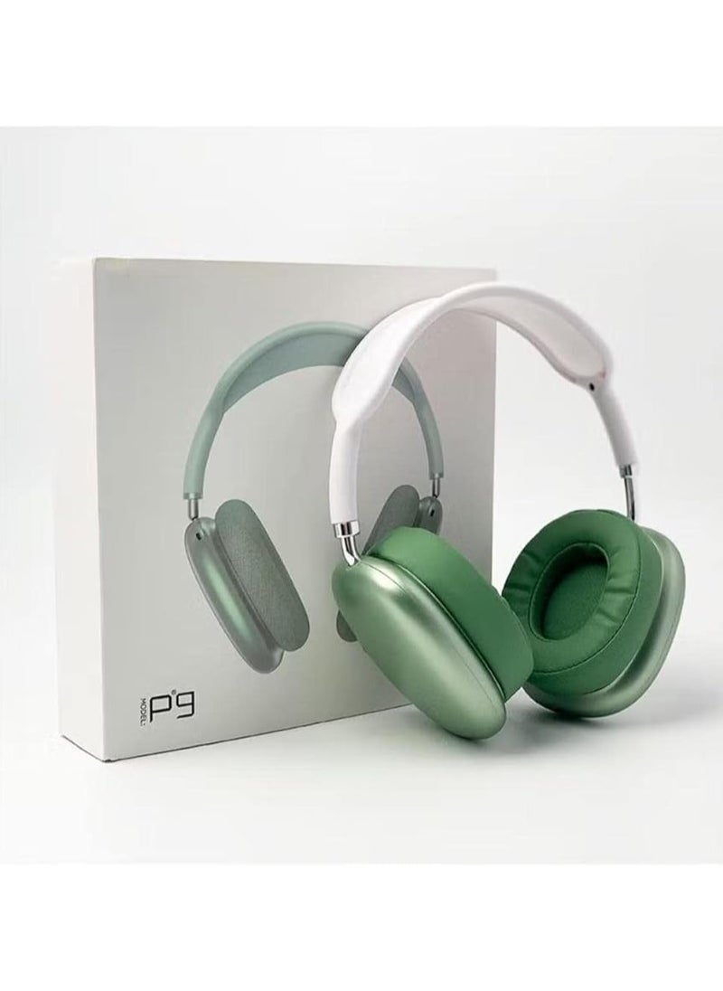 LIMITLESS - P9 Wireless Bluetooth Headphones Physical Noise Reduction Headphones Stereo Sound for Phone PC Gaming Headset (BLACK) - Image 1