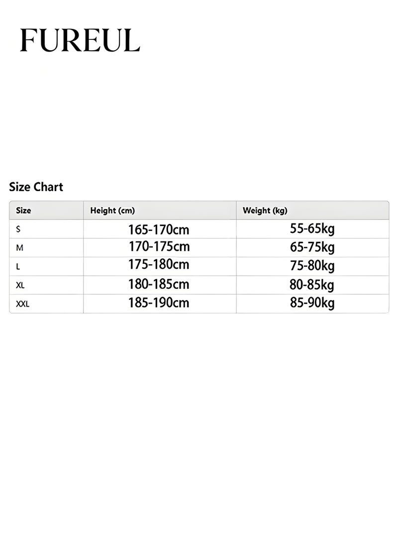 FUREUL Men's 2Pcs Sportswear Set Polyester Quick Dry Breathable Athletic T-Shirt Shorts Lightweight Moisture Wicking Workout Suit for Running Gym Training Outdoor Sports - Image 5