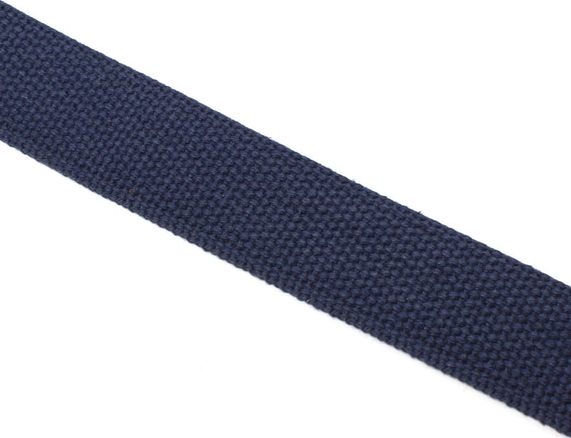 BC Belts Canvas Web Belt Military Style with Antique Brass Buckle and Tip 50" Long (Navy) - Image 4