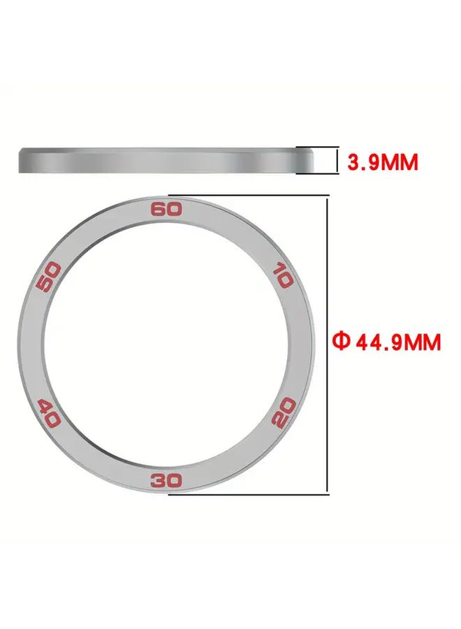 متوافق مع CMF Watch Pro 2 - غطاء هيكل من سبائك الألومنيوم الفضي والأحمر، حماية كاملة للشاشة بزجاج مقسّى، مقاوم للماء والصدمات، تصميم بسيط، إكسسوارات الساعة الذكية وسوار الساعة - Image 5