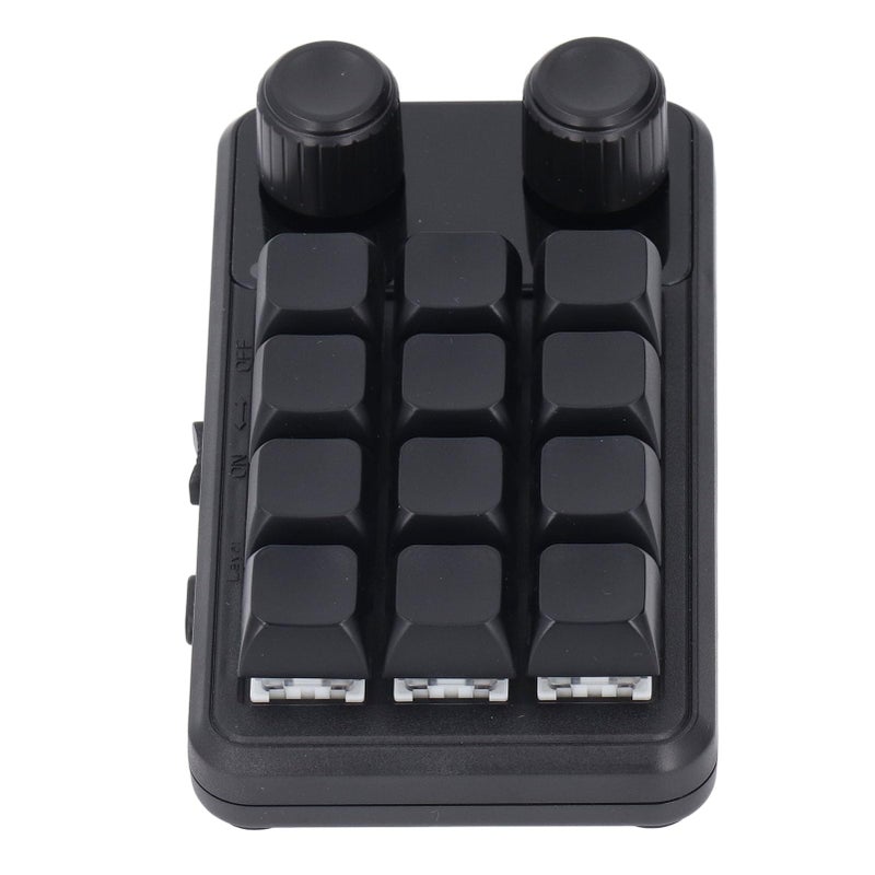 Blue Switch Mini Mechanical Keyboard 12 Keys RGB Backlit One Handed Gaming Office - Image 5