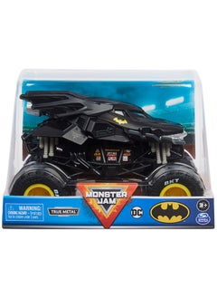 Official Batman Monster Truck - Retro Batmobile Collector 1:24 Scale Die-Cast Vehicle - Chrome Rims And Bkt Tread Tires For Use In All Playsets - Collectible For Fans & Birthday Parties - pzsku/Z31BB5E9A25C0604B7C74Z/45/_/1734347992/f06a26b2-3854-4068-bd99-f8aa01b09572