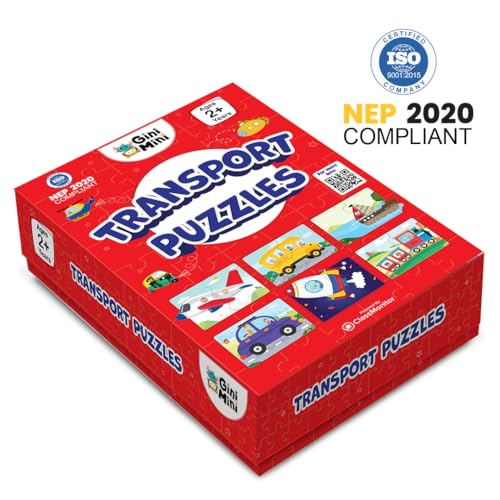 GiniMini Transport Puzzle for Kids 2 3 4 5 Years | Educational 2 Piece Puzzle for Memory & Motor Skills | Return & Birthday Gifts for Boys & Girls - Image 5