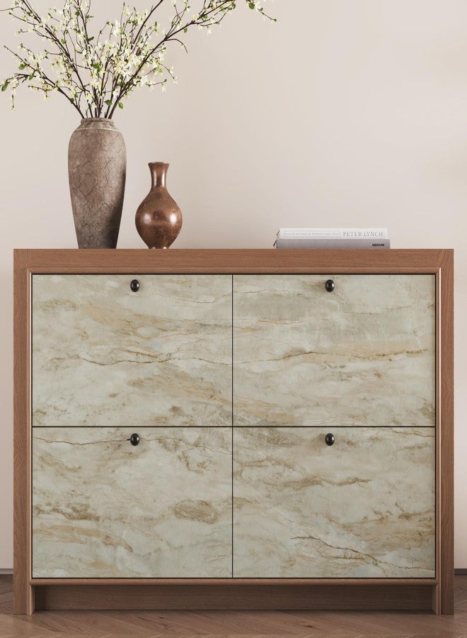 VaryPaper Beige Slate Marble Contact Paper for Countertops Waterproof Matte Marble Peel and Stick Wallpaper for Kitchen Bathroom Removable Self Adhesive Marble Sticker Countertop Vinyl 15.7''x78.7'' - Image 5