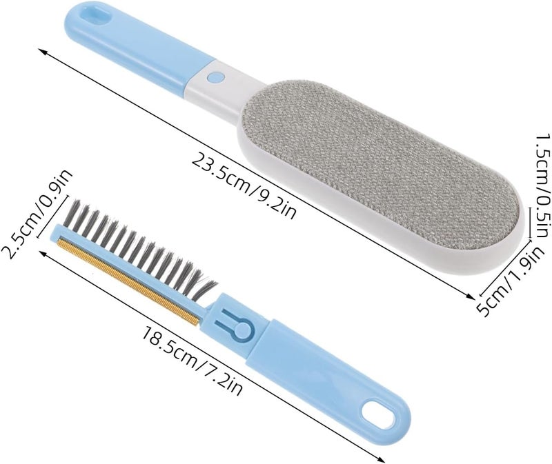 2pcs Pet Hair Removal Brush: Efficient Hair Removal Tools for Carpet Clothing Rugs Beds - Efficient Particle Cleaner Static Lint Brush - Image 5