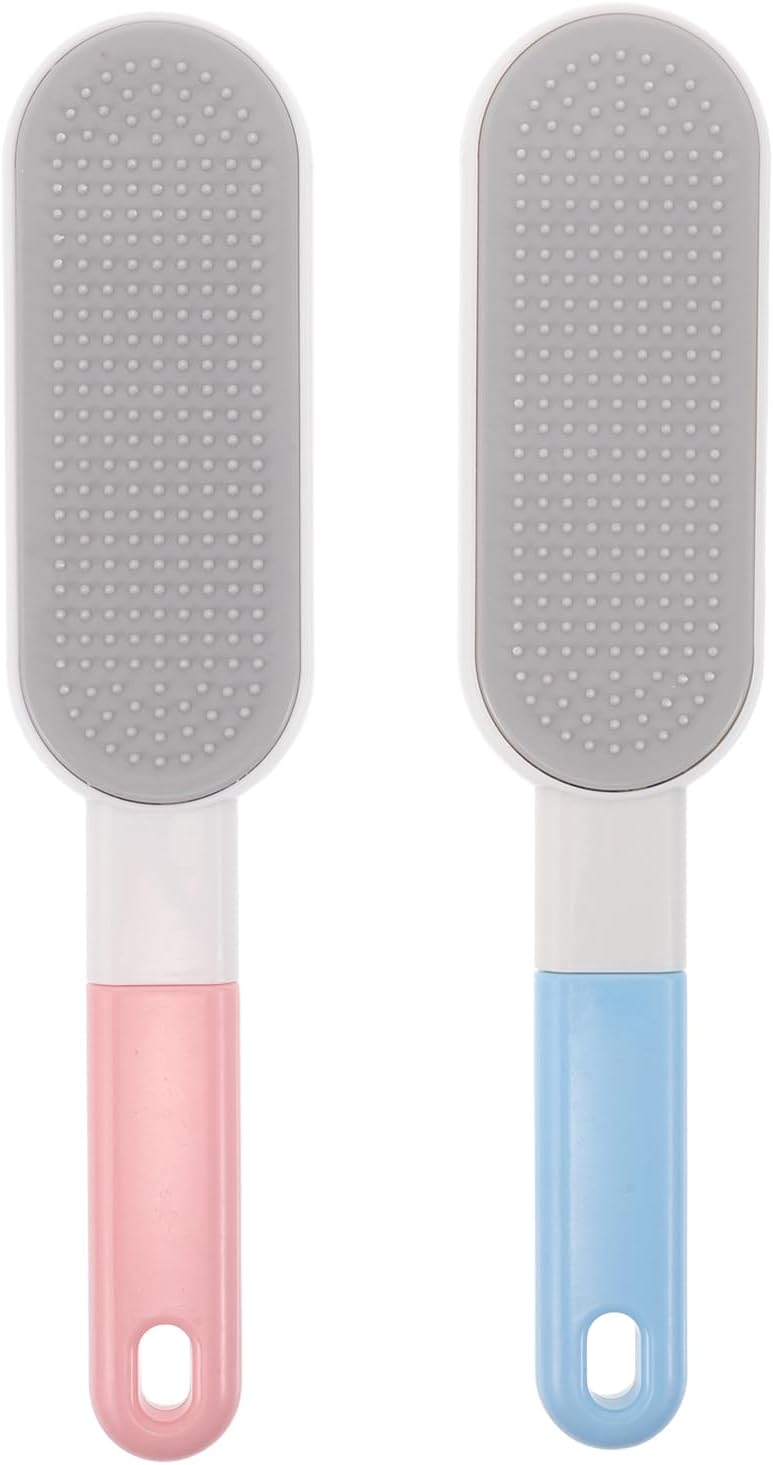 2pcs Pet Hair Removal Brush: Efficient Hair Removal Tools for Carpet Clothing Rugs Beds - Efficient Particle Cleaner Static Lint Brush - Image 1