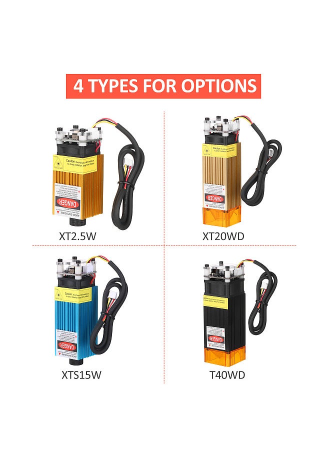 Generic Laser Module Engraving Laser Head High Precision Engraving Plastic Leather Wood Acrylic for Laser Engraving Machine CNC Router Cutting Machine  - Image 4