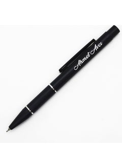 Ada Lazer Personalized Needle Tip Metal Ballpoint Pen - Black  - Image 1