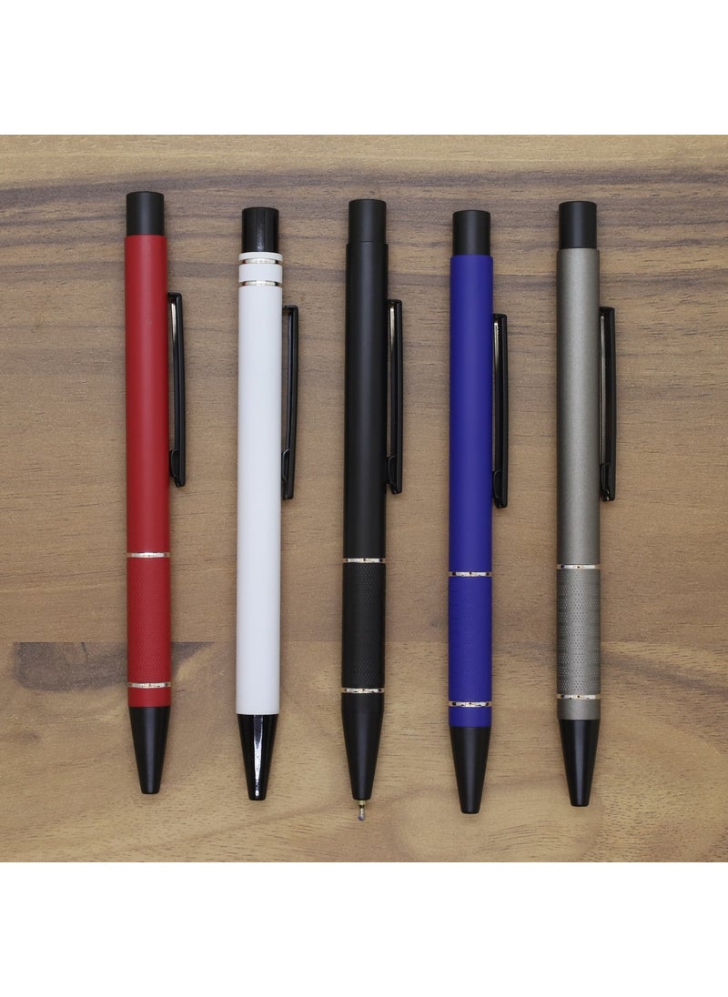 Ada Lazer Personalized Needle Tip Metal Ballpoint Pen - Black  - Image 3