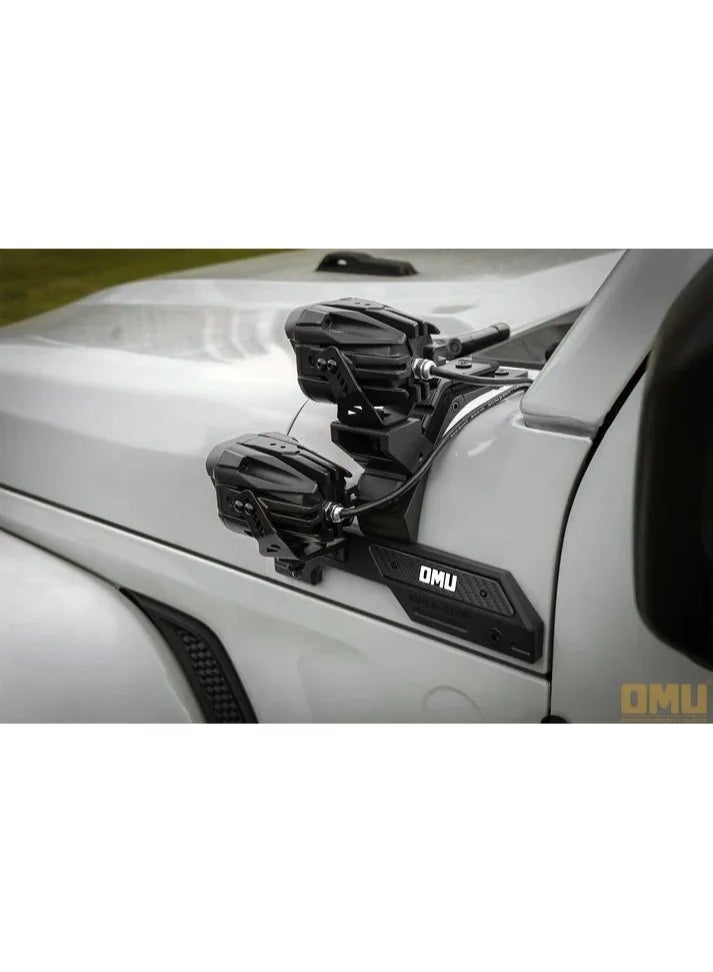 OMU قاعدة تثبيت مصابيح على القائم الأمامي (A-Pillar) من سلسلة OMU Genesis لسيارات Jeep 392 / JT Sand Runner - Image 2