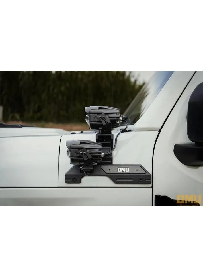 OMU قاعدة تثبيت مصابيح على القائم الأمامي (A-Pillar) من سلسلة OMU Genesis لسيارات Jeep 392 / JT Sand Runner - Image 3