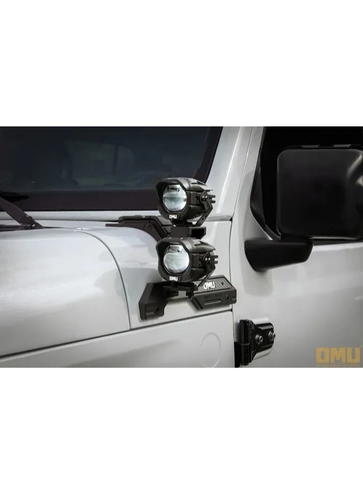 OMU قاعدة تثبيت مصابيح على القائم الأمامي (A-Pillar) من سلسلة OMU Genesis لسيارات Jeep 392 / JT Sand Runner - Image 4