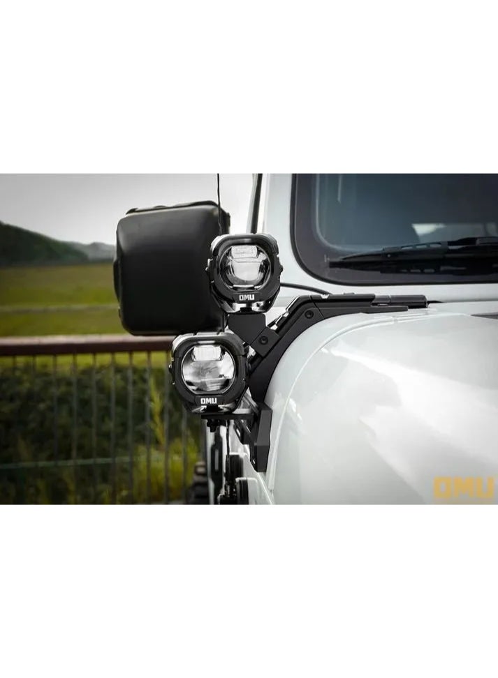 OMU قاعدة تثبيت مصابيح على القائم الأمامي (A-Pillar) من سلسلة OMU Genesis لسيارات Jeep 392 / JT Sand Runner - Image 5