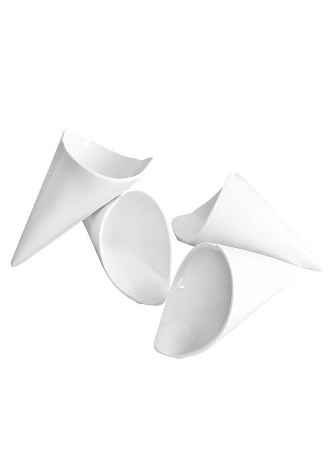 Creativity Home French Fries Cones, Serving Plates, Centerpiece Bowls, Unique French Fry Cones for Food Pairing on Display Plate, Best Choice for Premium Bars, Restaurants and Chefs 8.3 Inch - Image 1