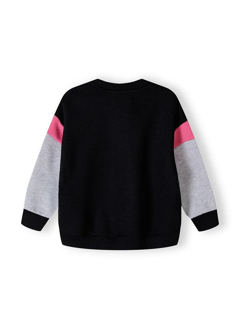 MINOTI Girls Tracksuit Set with Joggers and Printed Sweatshirt