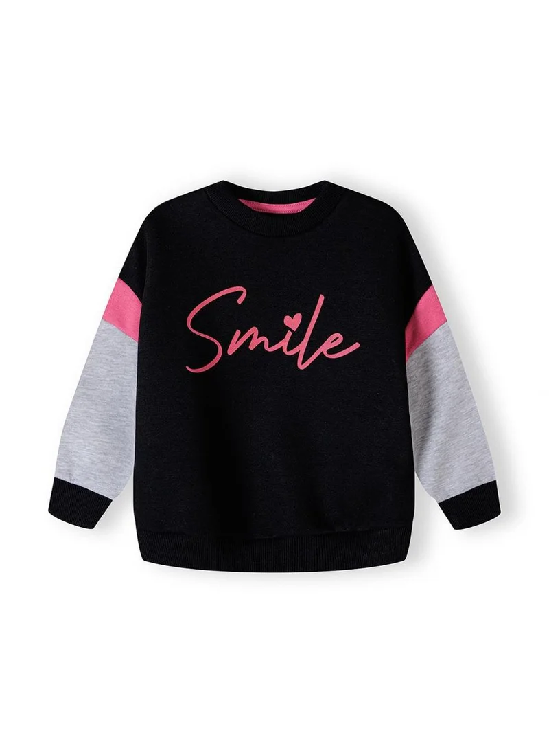 MINOTI Girls Tracksuit Set with Joggers and Printed Sweatshirt