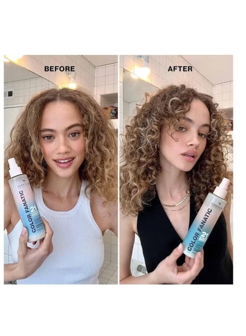 Pureology Color Fanatic Leave-in Conditioner | Hair Treatment and Detangler Spray | Smooths Frizz and Protects Hair Color From Fading | Heat Protectant | Vegan - Image 2