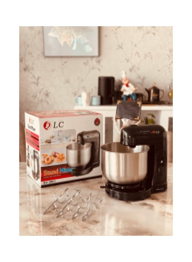 DLC Electric Stand Mixer 3.5 L 350 W DLC-39011 Black/Silver - Image 3