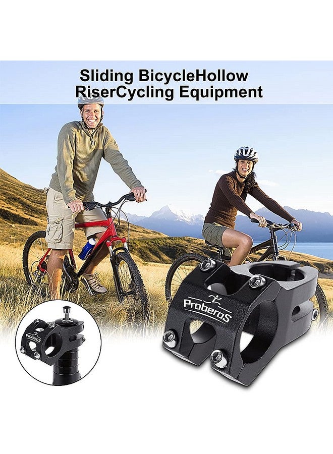 Proberos بروبيروس® 31.8MM مقبض دراجة هوائية من سبائك الألمنيوم عالي القوة مناسب لمعظم دراجات الجبال والدراجات الهوائية والدراجات BMX والدراجات على المضمار (أسود) - Image 5