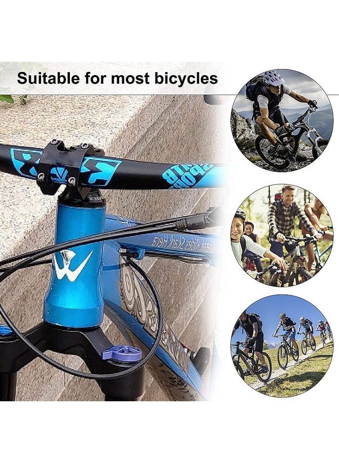 Proberos بروبيروس® 31.8MM مقبض دراجة هوائية من سبائك الألمنيوم عالي القوة مناسب لمعظم دراجات الجبال والدراجات الهوائية والدراجات BMX والدراجات على المضمار (أسود) - Image 4