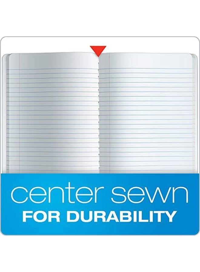 Oxford Composition Notebook 6 Pack College Ruled Paper 9 3 4 X 7 1 2 Inches 100 Sheets Assorted Marble Covers. 2 Each Blue Green Red 63763 - Image 4