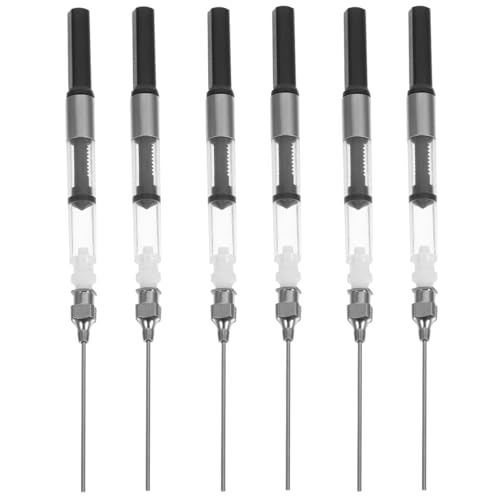 DOITOOL Fountain Pen Ink Converter Set 6Pcs Universal Pen Ink Filling Tool for 2.6Mm & 3.4Mm Nibs Easy to Clean Portable Absorber for Fountain Accessories - Image 1