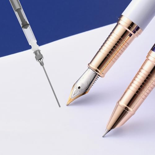 DOITOOL Fountain Pen Ink Converter Set 6Pcs Universal Pen Ink Filling Tool for 2.6Mm & 3.4Mm Nibs Easy to Clean Portable Absorber for Fountain Accessories - Image 3