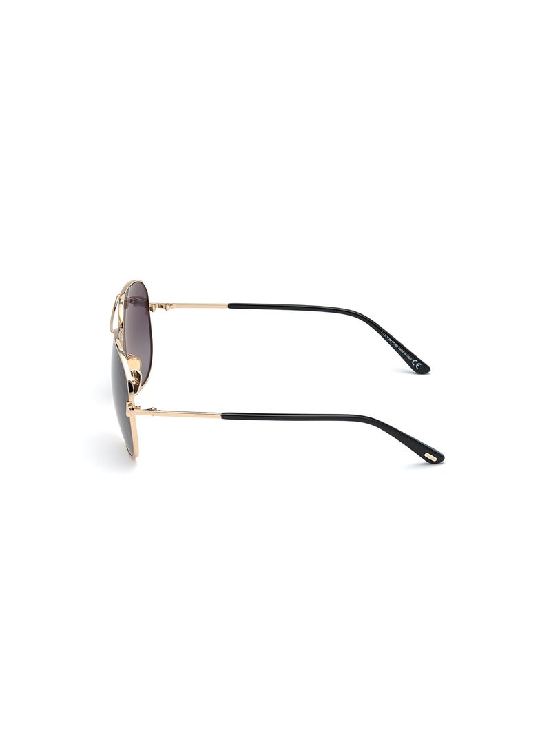 TOM FORD - Unisex Polarized Pilot Sunglasses - FT082328D59 - Lens Size: 59 Mm - Image 1