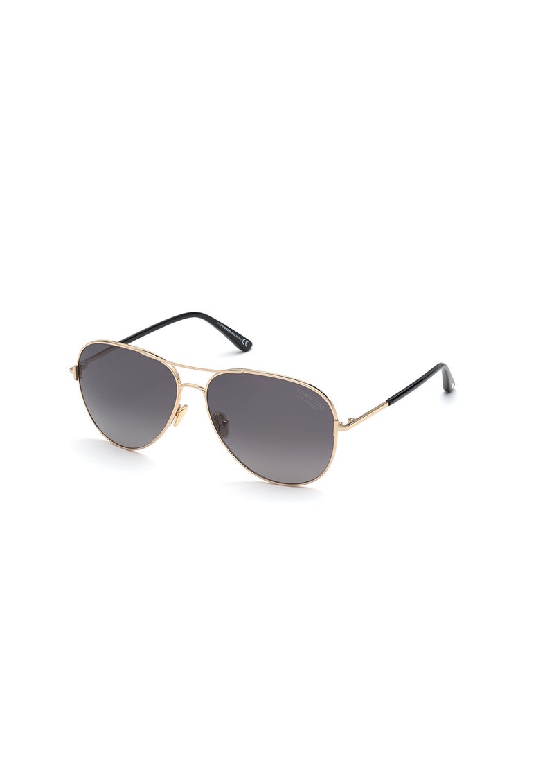 TOM FORD - Unisex Polarized Pilot Sunglasses - FT082328D59 - Lens Size: 59 Mm - Image 1
