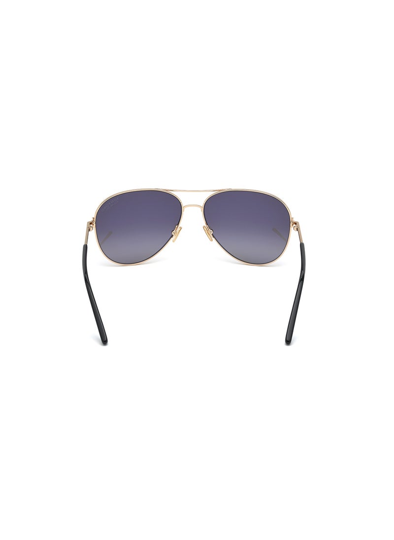 TOM FORD - Unisex Polarized Pilot Sunglasses - FT082328D59 - Lens Size: 59 Mm - Image 1