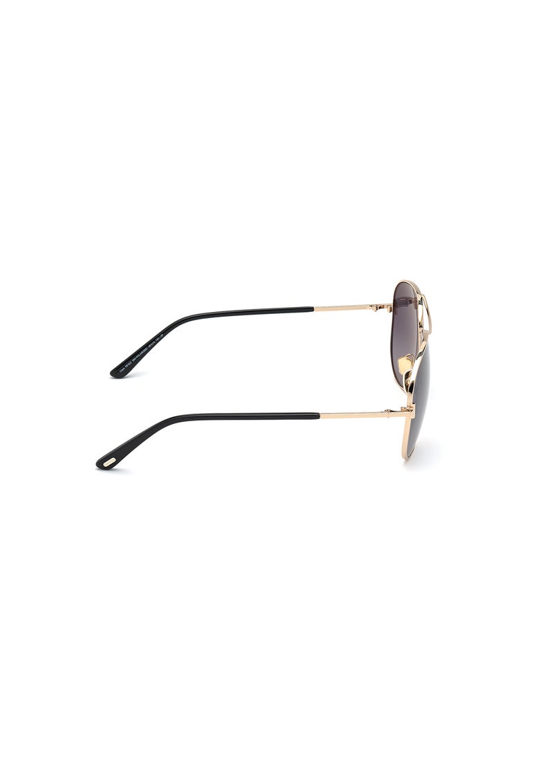 TOM FORD - Unisex Polarized Pilot Sunglasses - FT082328D59 - Lens Size: 59 Mm - Image 1