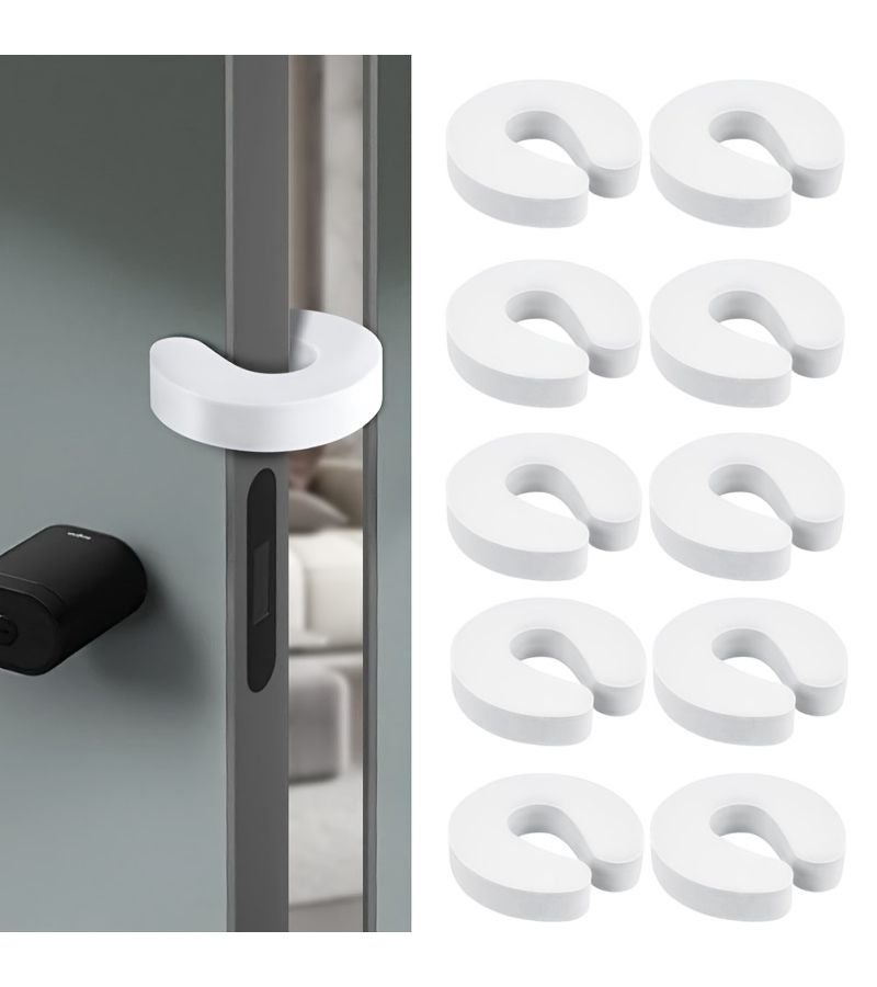 10pcs Door Stopper Bar Color 10 Soft Foam Prevents Finger Pinch Silent - Image 1