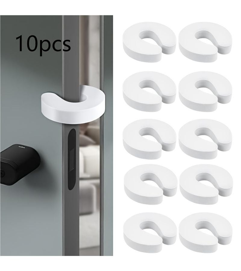 10pcs Door Stopper Bar Color 10 Soft Foam Prevents Finger Pinch Silent - Image 2