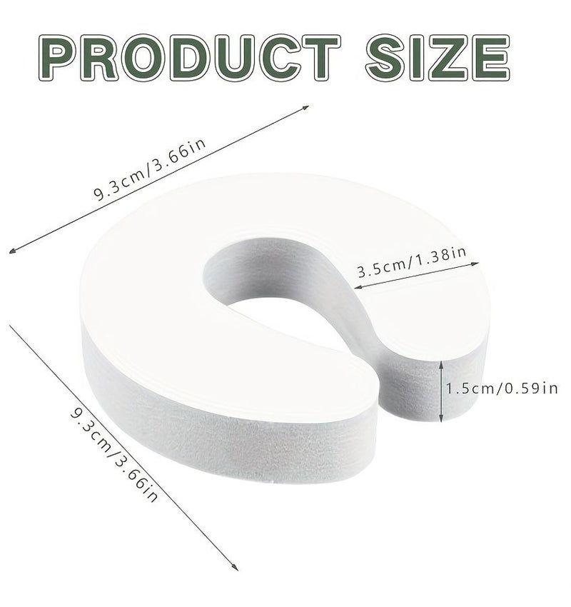 10pcs Door Stopper Bar Color 10 Soft Foam Prevents Finger Pinch Silent - Image 3