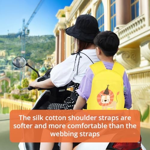 Tony Stark Kids Safety Belt for Two Wheeler with Reflective Strips, Portable Seat Belt Children Motorcycle Harness for Motorcycle Bike, Adjustable Safety Harness for Boys Girls (Little King) - Image 5