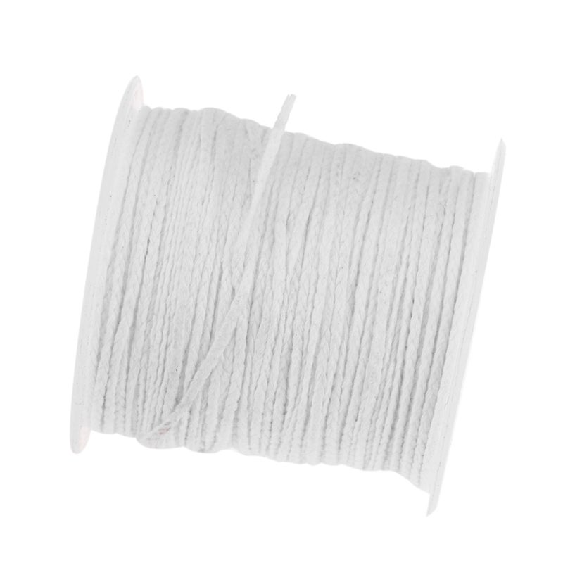 Environmental Cotton Wick Spool Unwaxed Braided Design - Smoke-Free Wick for Candle Making DIY Oil Lamps - Image 5